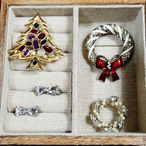 Holiday Pins/Brooches 1 Signed KC
